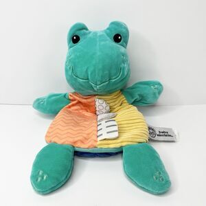 Mary Meyer Baby Einstein Neptune Turtle Hand Puppet Plush Toy Lovey Crinkle 13"
